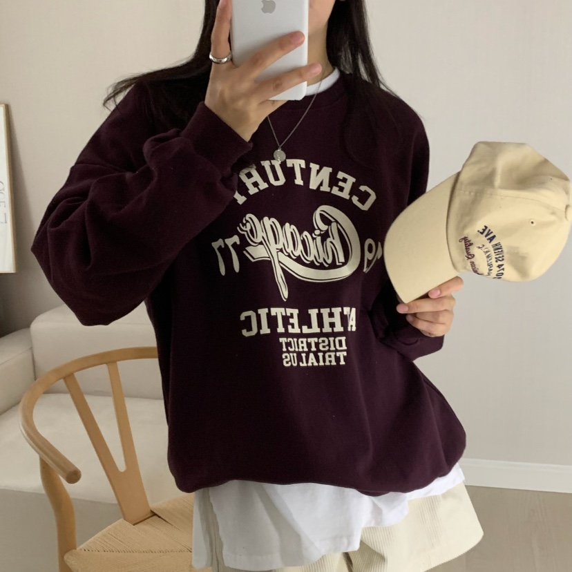 HELLO JINI東大門㊣實拍女士新款推薦熱賣職業休閑人氣衛衣HELLO JINI衛衣
