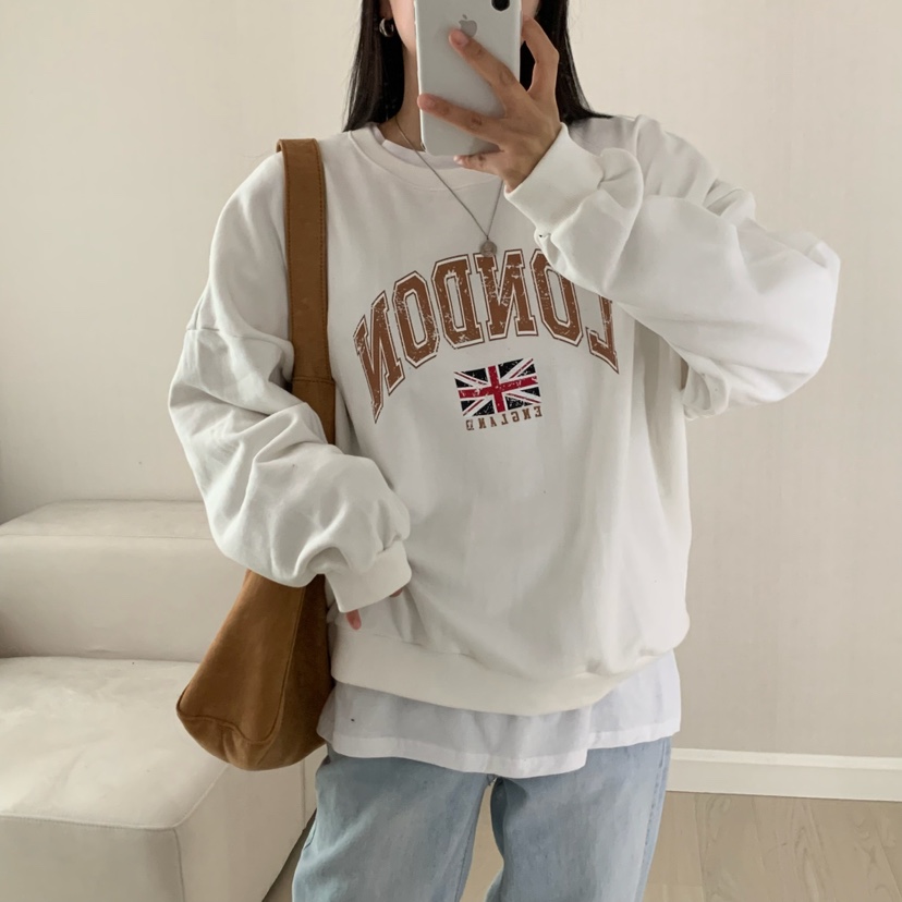 FROMJINI東大門㊣直郵女裝新款真品25秋冬推薦時尚職業衛衣FROMJINI衛衣
