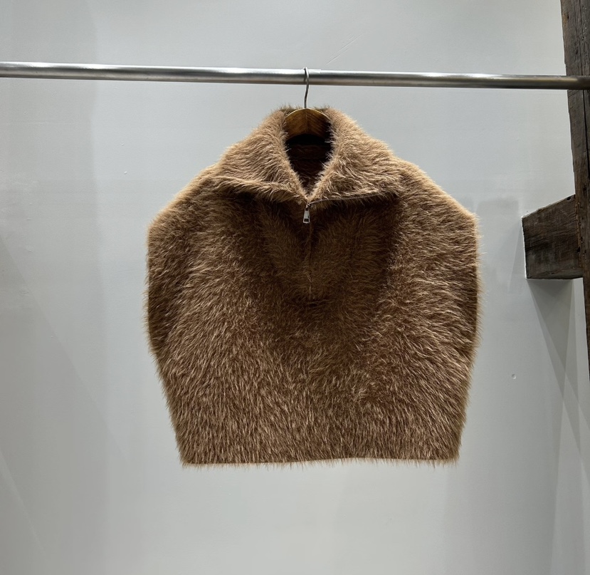LADYBLACK東大門㊣直郵女裝新品真品職業吊帶背心安哥拉拉鏈LADYBLACK吊帶/背心圖色1