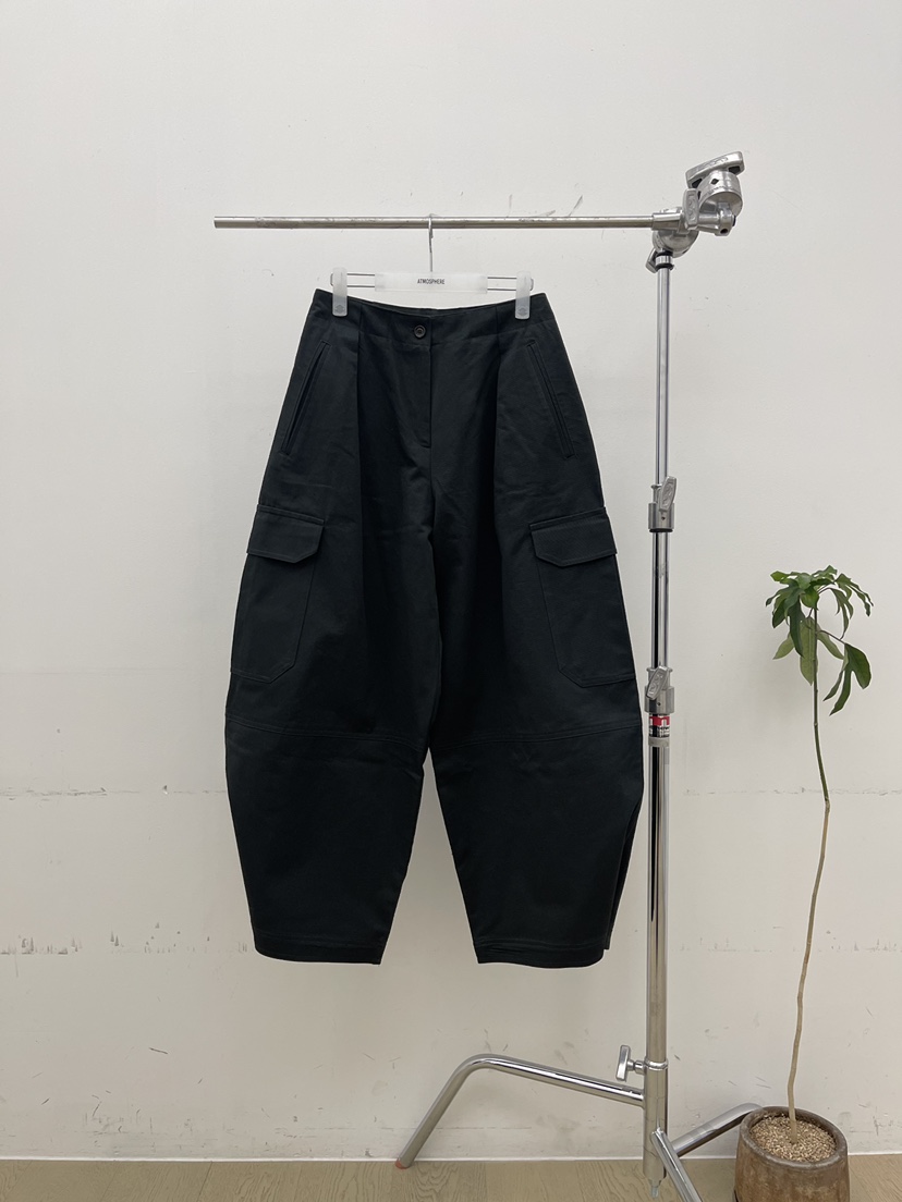 ATMOSPHERE韓國直郵㊣女裝新品推薦熱賣真品職業休閑褲口袋ATMOSPHERE/BLING休閑褲圖色2綠