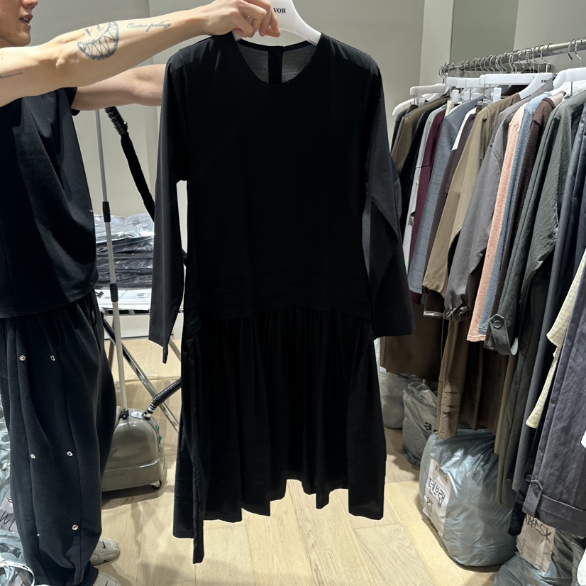 FAVOR-P韓國代購㊣女裝新品真品25秋冬休閑時尚職業連衣裙FAVOR-P連衣裙圖色3