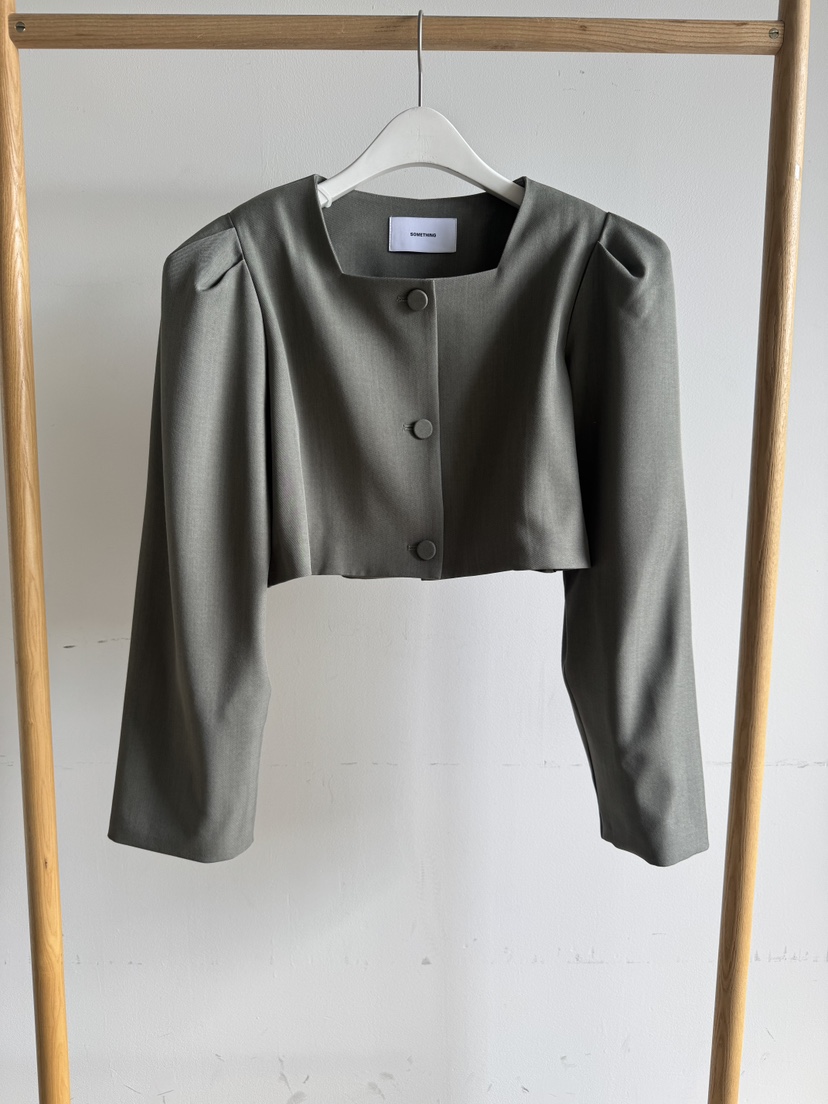 SOMETHING-L/FANCY東大門㊣實拍女裝新品休閑熱賣推薦夾克SOMETHING-L/FANCY夾克圖色1