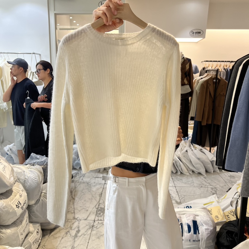 LA MAGIE FEMME韓國直郵㊣女士新品時尚休閑推薦熱賣針織衫Lamagie Femme針織衫圖色2