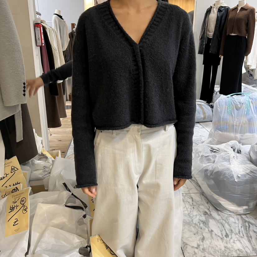 LA MAGIE FEMME韓國代購㊣女士新品時尚休閑職業推薦針織衫Lamagie Femme針織衫圖色4