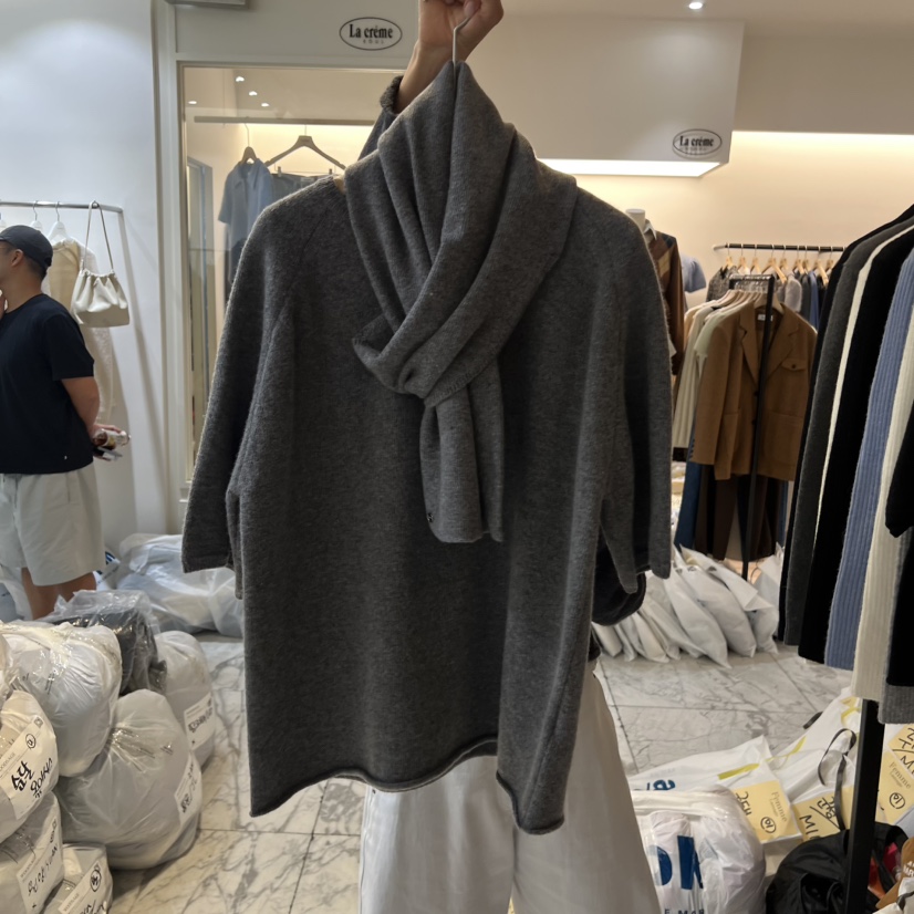 LA MAGIE FEMME東大門㊣直郵女士新品熱賣真品套裝含圍巾Lamagie Femme套裝圖色2