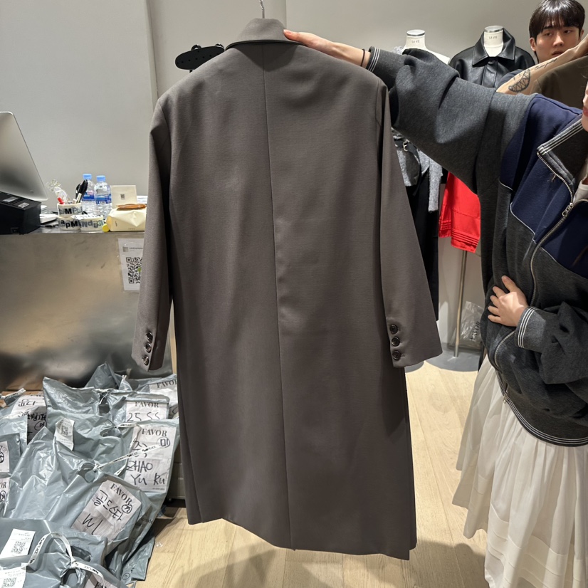 FAVOR-P東大門㊣代購女士新款人氣職業時尚真品推薦長款風衣FAVOR-P長款風衣
