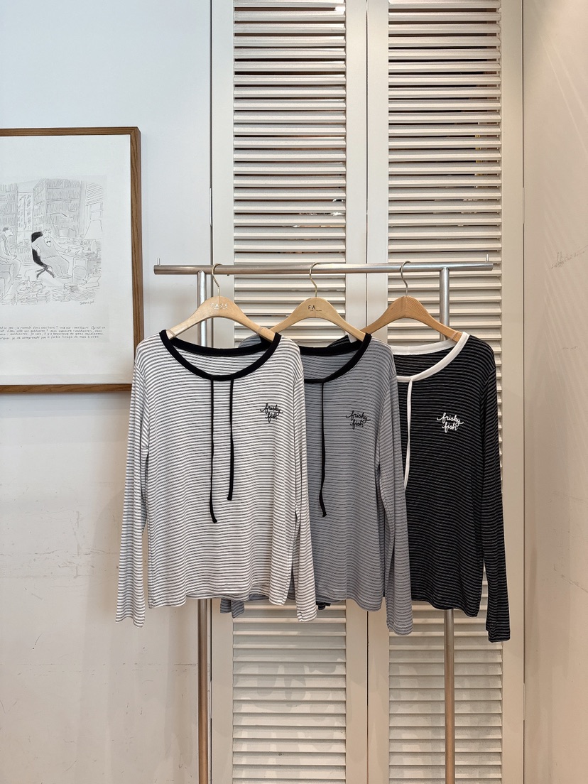 FAVE-L韓國代購㊣女士新品25秋冬休閑推薦人氣職業長袖T恤FAVE-L長袖T恤