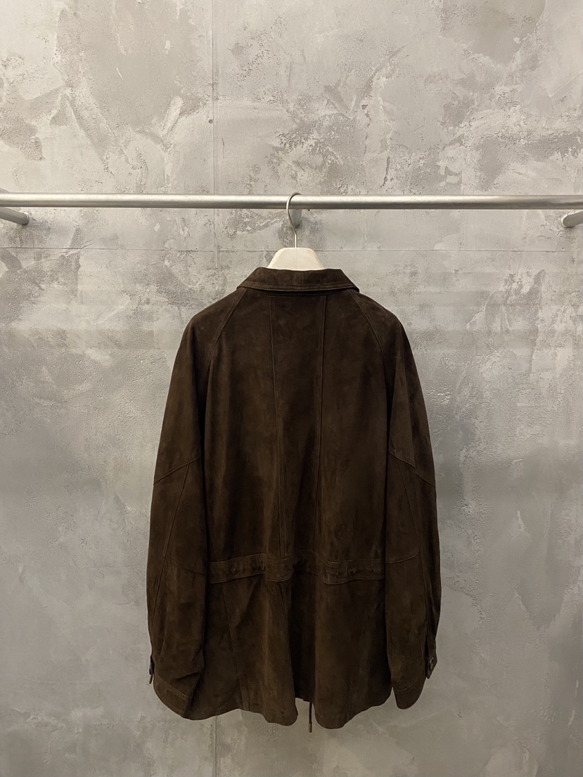 THE VETIVER-A東大門㊣代購女裝新品25秋冬真品夾克絨面革VETIVER夾克