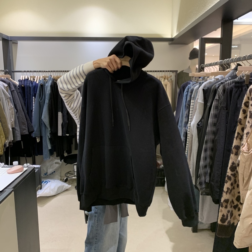 SELF SERVICE東大門㊣實拍女士新品熱賣25秋冬衛衣刺繡棉質SELF SERVICE衛衣圖色2