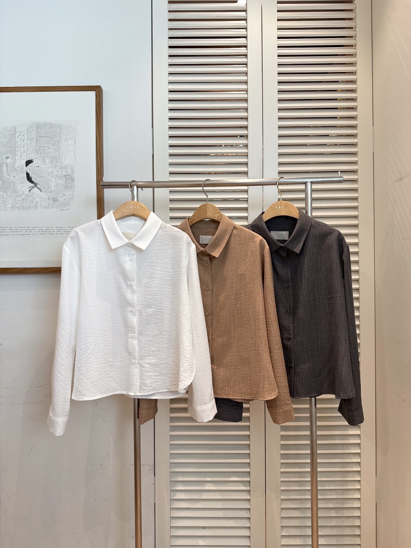 FAVE-L東大門㊣直郵女裝新品熱賣真品推薦人氣時尚襯衫蕾絲衫FAVE-L襯衫/蕾絲衫