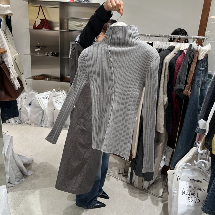 TEMPTING東大門㊣直郵女裝新品熱賣推薦休閑職業時尚針織衫TEMPTING針織衫圖色2