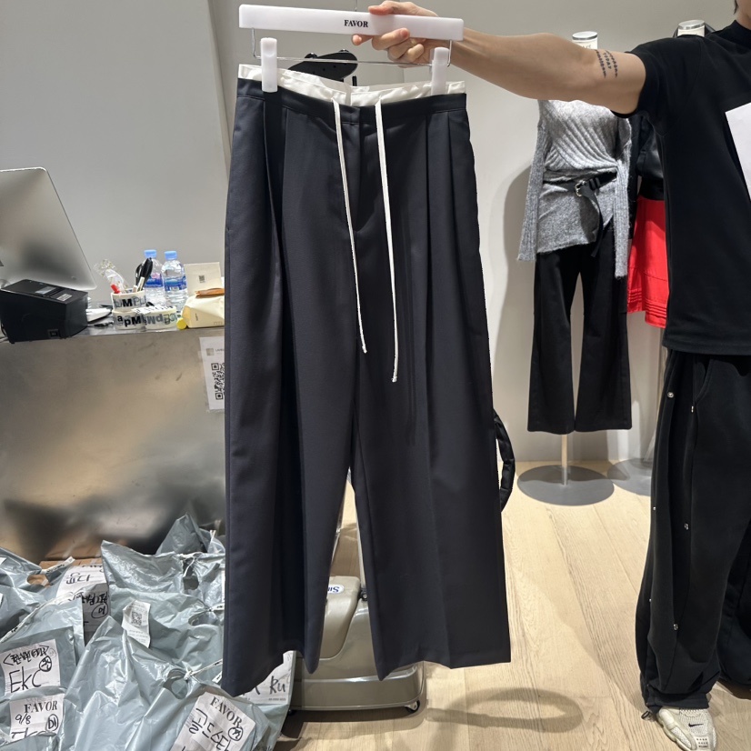 FAVOR-P東大門㊣直郵女士新品職業人氣熱賣真品25秋冬休閑褲FAVOR-P休閑褲圖色2深藍色