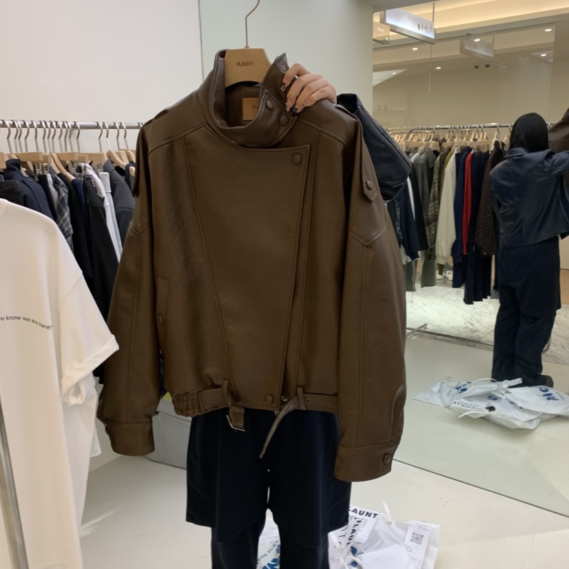 FLAUNT韓國直郵㊣女裝新品推薦熱賣休閑真品時尚人氣25秋冬夾克FLAUNT夾克圖色2