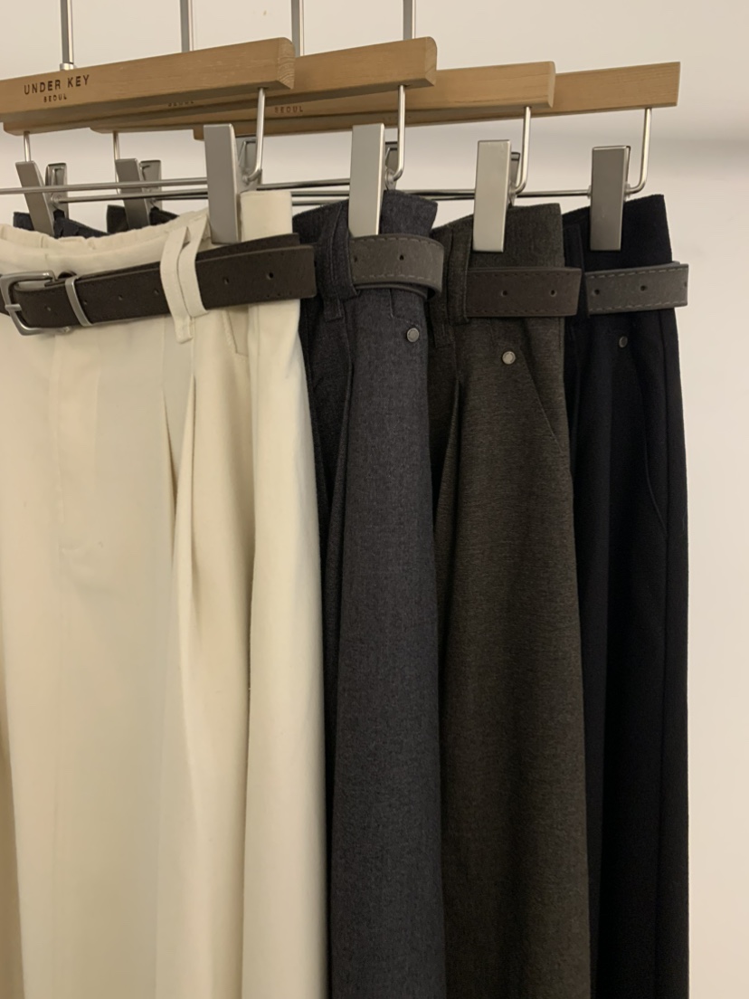 UNDER KEY東大門㊣代購女士新品25秋冬真品推薦長裙含腰帶UNDER KEY長裙