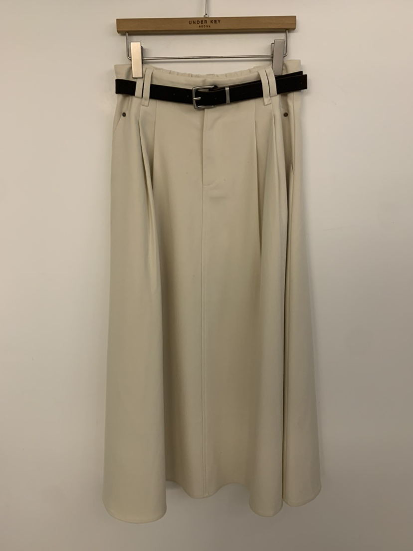 UNDER KEY東大門㊣代購女士新品25秋冬真品推薦長裙含腰帶UNDER KEY長裙圖色1