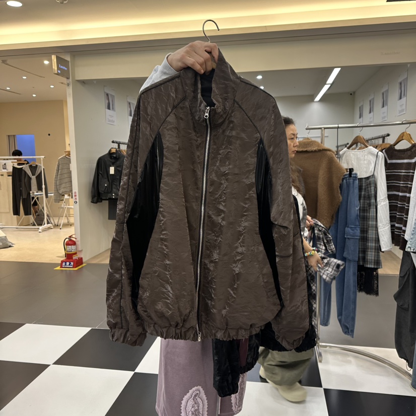 LADYBLACK韓國代購㊣女士新款職業25秋冬真品人氣夾克天鵝絨LADYBLACK夾克圖色1