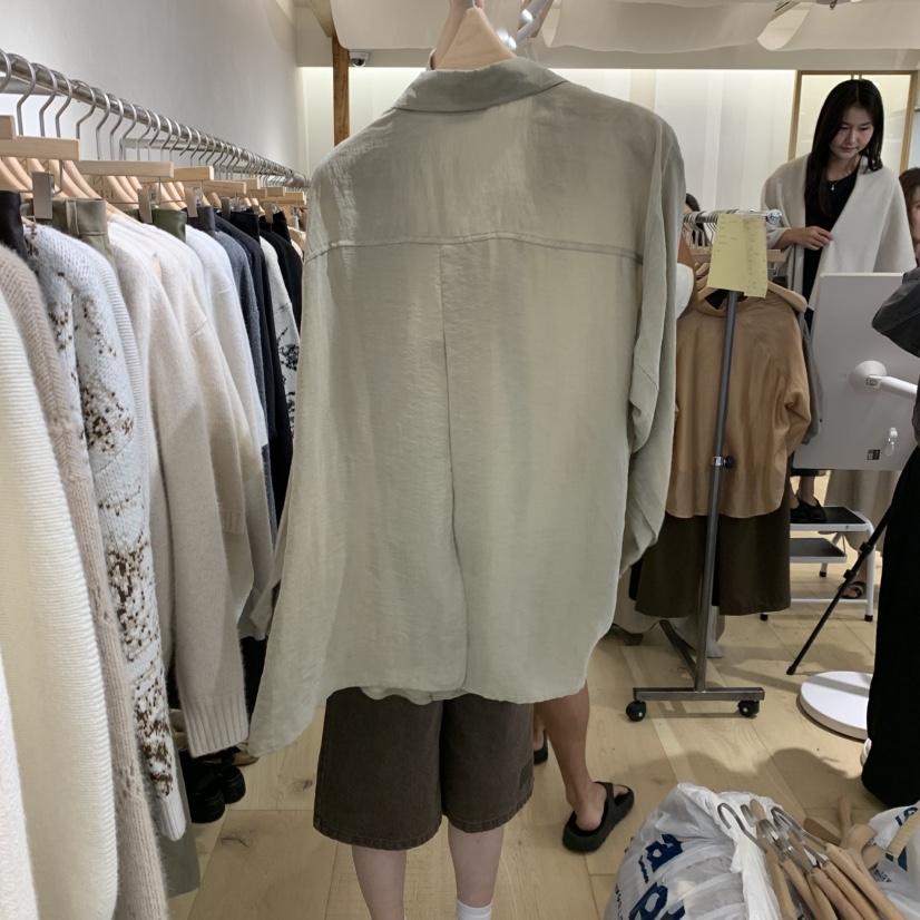 THE MUI東大門㊣代購女士新品25秋冬推薦人氣休閑襯衫蕾絲衫THE MUI襯衫/蕾絲衫