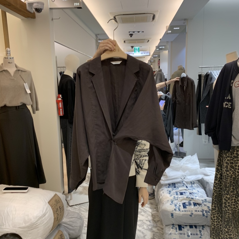 THE MUI東大門㊣直郵女裝新款真品熱賣休閑職業襯衫蕾絲衫THE MUI襯衫/蕾絲衫圖色2