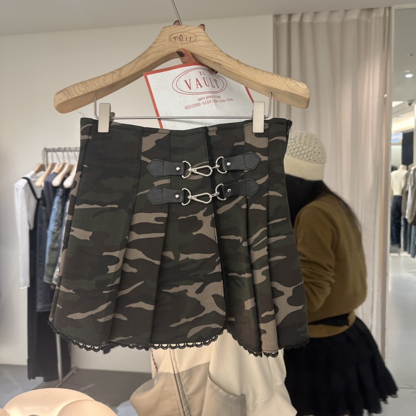 VAULT韓國代購㊣女士新品推薦真品休閑熱賣時尚25秋冬人氣裙褲VAULT裙褲圖色2