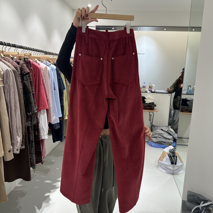 BEENS東大門㊣直郵女士新品人氣熱賣職業推薦休閑褲不含腰帶BEENS休閑褲