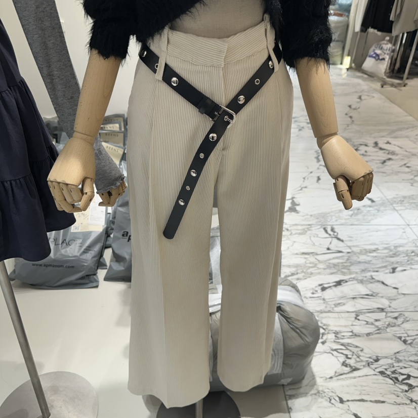 BEENS東大門㊣直郵女士新品人氣熱賣職業推薦休閑褲不含腰帶BEENS休閑褲圖色1