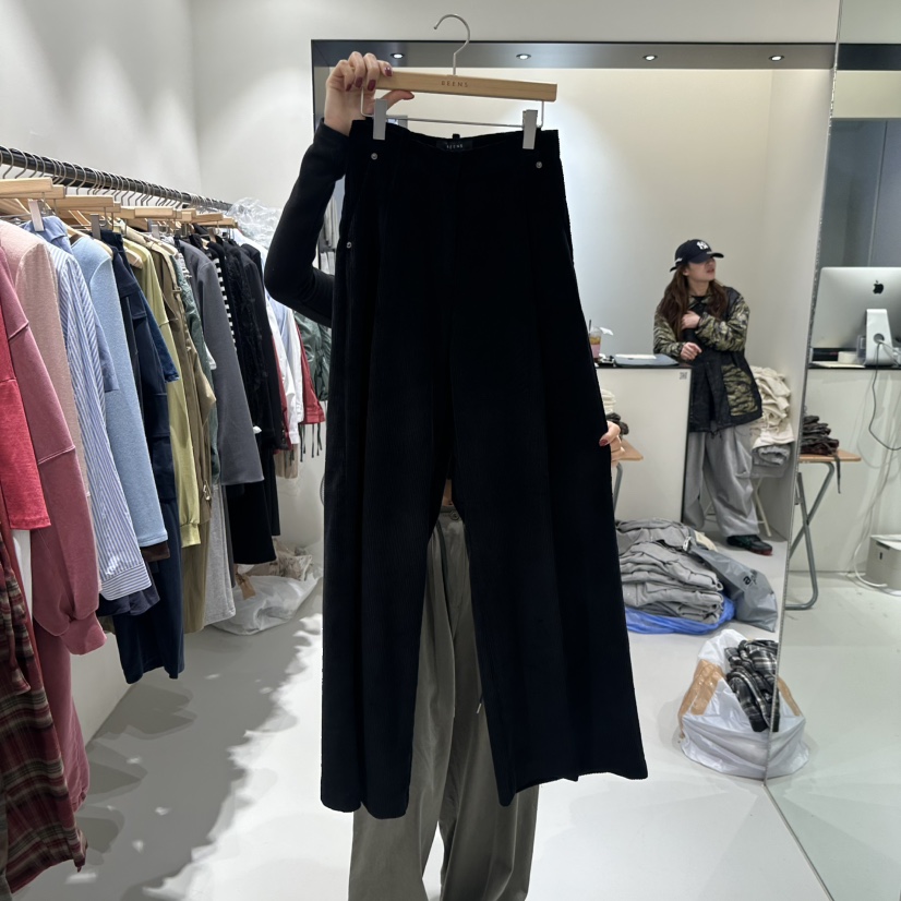 BEENS東大門㊣直郵女士新品人氣熱賣職業推薦休閑褲不含腰帶BEENS休閑褲圖色3