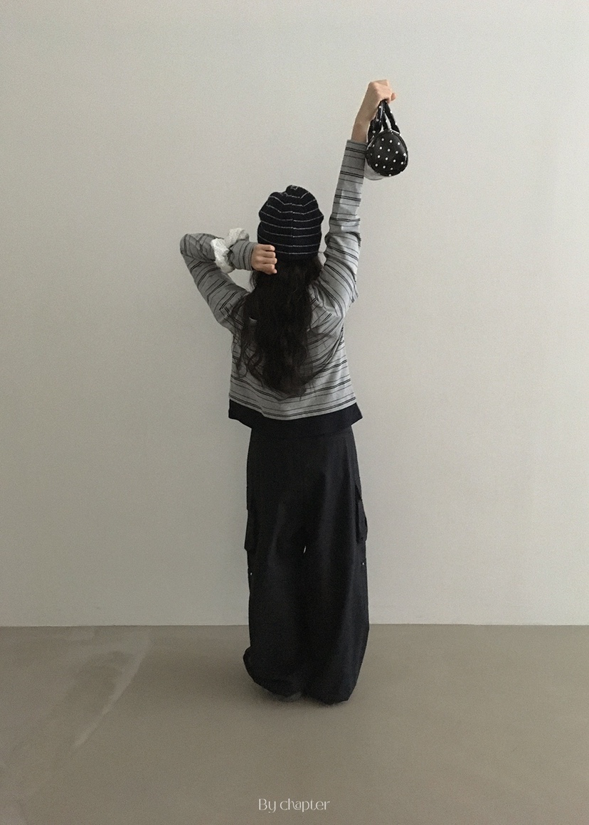 BY CHAPTER東大門㊣實拍女士新品時尚真品職業長袖T恤假兩件BY Chapter長袖T恤