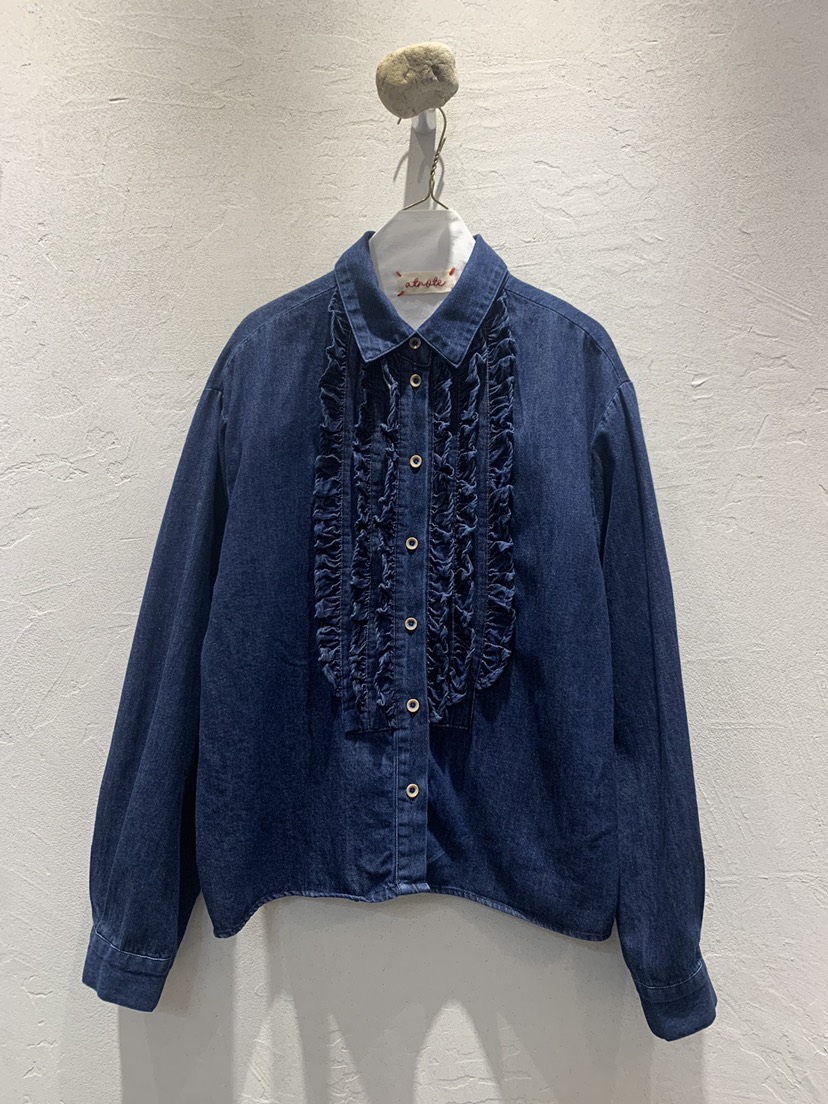 AT NOTE東大門㊣代購女士新品熱賣休閑25秋冬襯衫蕾絲衫荷葉邊AT NOTE襯衫/蕾絲衫圖色1