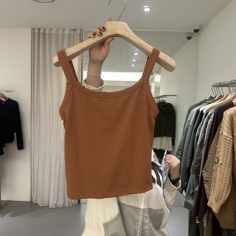 VAULT東大門㊣代購女裝新款熱賣25秋冬推薦休閑真品吊帶背心VAULT吊帶/背心