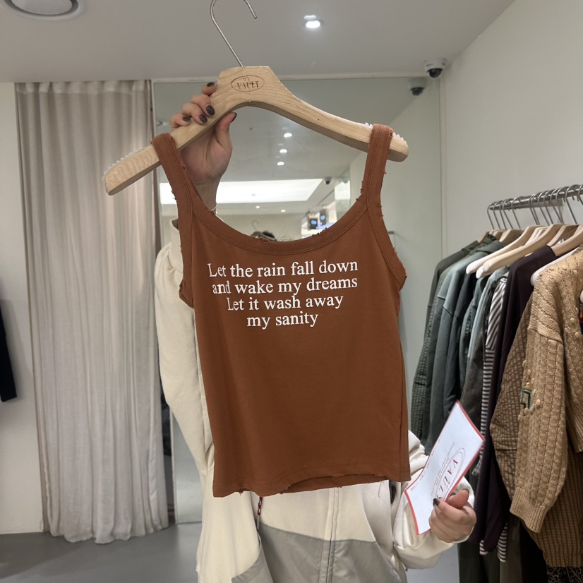 VAULT東大門㊣代購女裝新款熱賣25秋冬推薦休閑真品吊帶背心VAULT吊帶/背心圖色1
