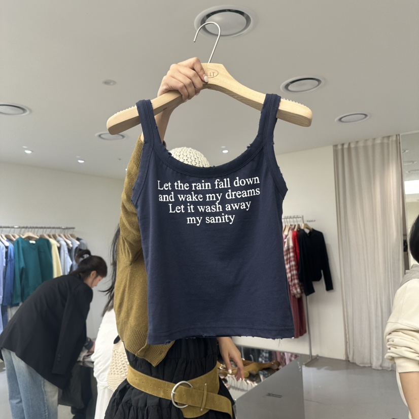 VAULT東大門㊣代購女裝新款熱賣25秋冬推薦休閑真品吊帶背心VAULT吊帶/背心圖色3
