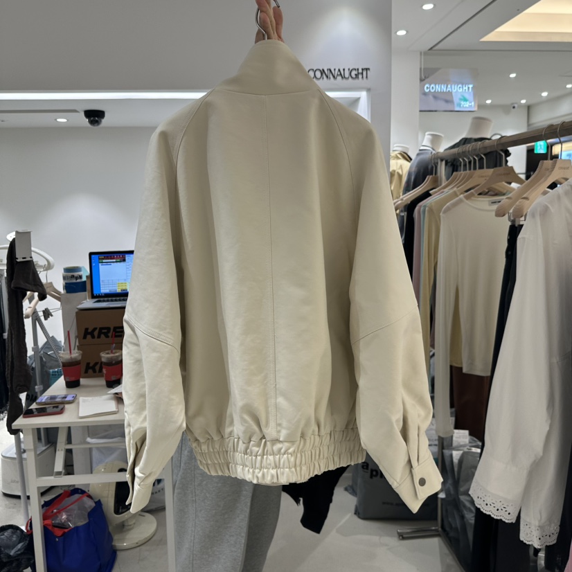 DAILYJUD韓國直郵㊣女士新款人氣時尚職業休閑真品夾克高領DAILY JUD夾克
