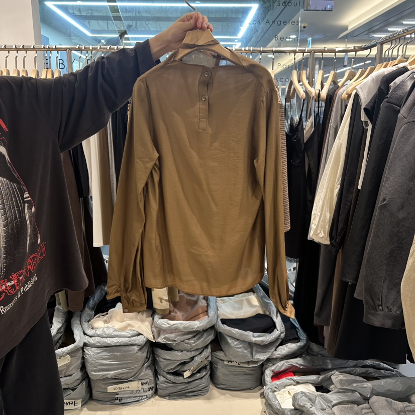 HONG.U韓國代購㊣女裝新品職業時尚熱賣25秋冬推薦襯衫蕾絲衫HONG.U襯衫/蕾絲衫