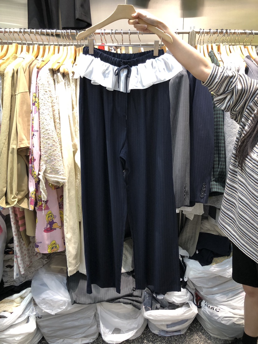 MENDL S東大門㊣代購女裝新款真品熱賣職業休閑25秋冬休閑褲MENDL S休閑褲圖色2深藍色
