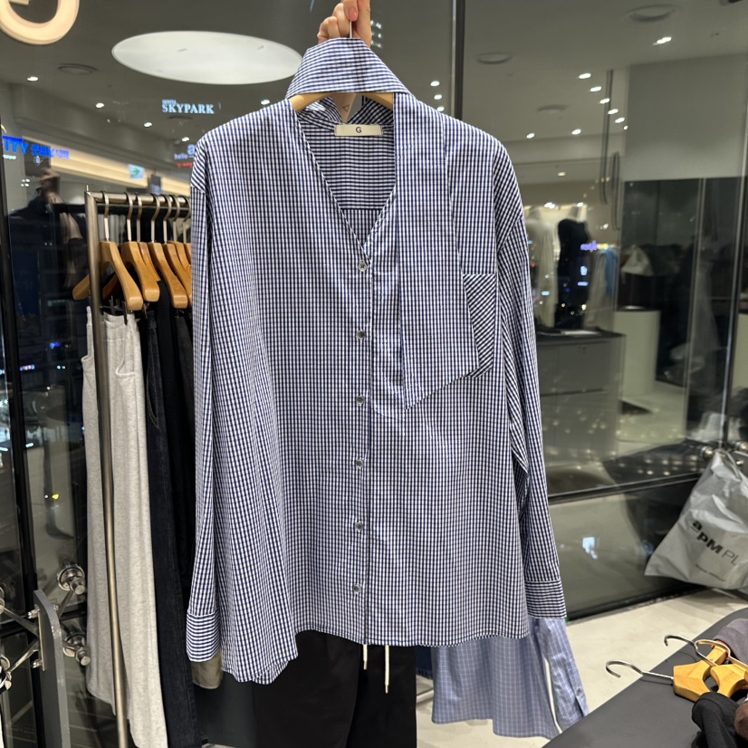 TREND SELLER/G東大門㊣代購女士新品時尚職業襯衫蕾絲衫G/TREND SELLER襯衫/蕾絲衫圖色1深色