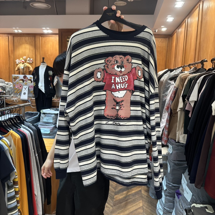 GARMENT-P東大門㊣實拍女裝新款職業推薦人氣休閑時尚長袖T恤GARMENT長袖T恤圖色3