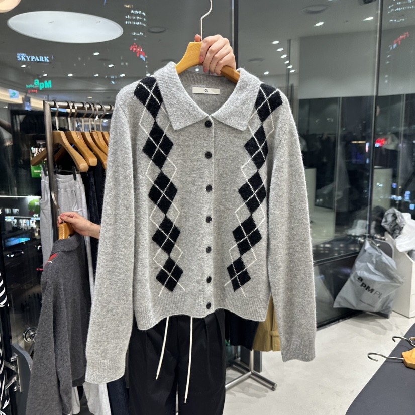 TREND SELLER/G韓國直郵㊣女裝新款人氣職業時尚休閑毛衣G/TREND SELLER毛衣圖色1