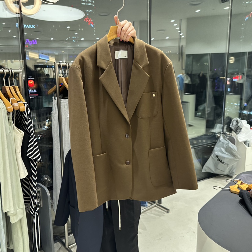 TREND SELLER/G韓國直郵㊣女裝新款25秋冬熱賣休閑真品夾克G/TREND SELLER夾克圖色1