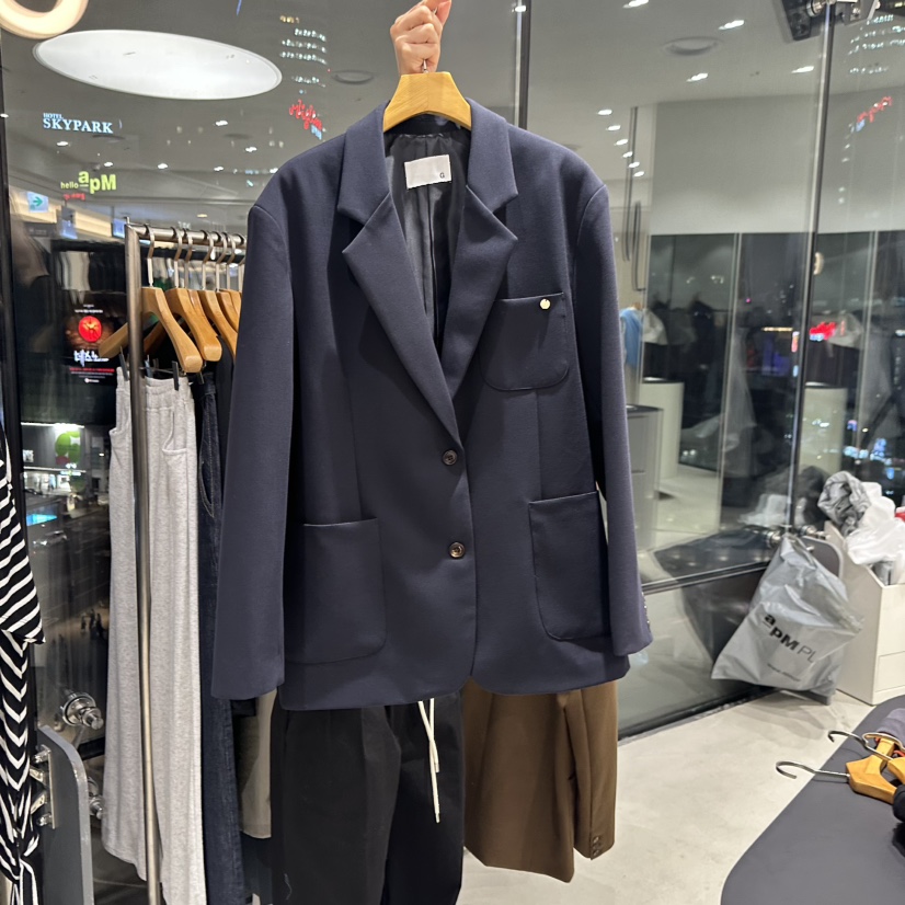 TREND SELLER/G韓國直郵㊣女裝新款25秋冬熱賣休閑真品夾克G/TREND SELLER夾克圖色2