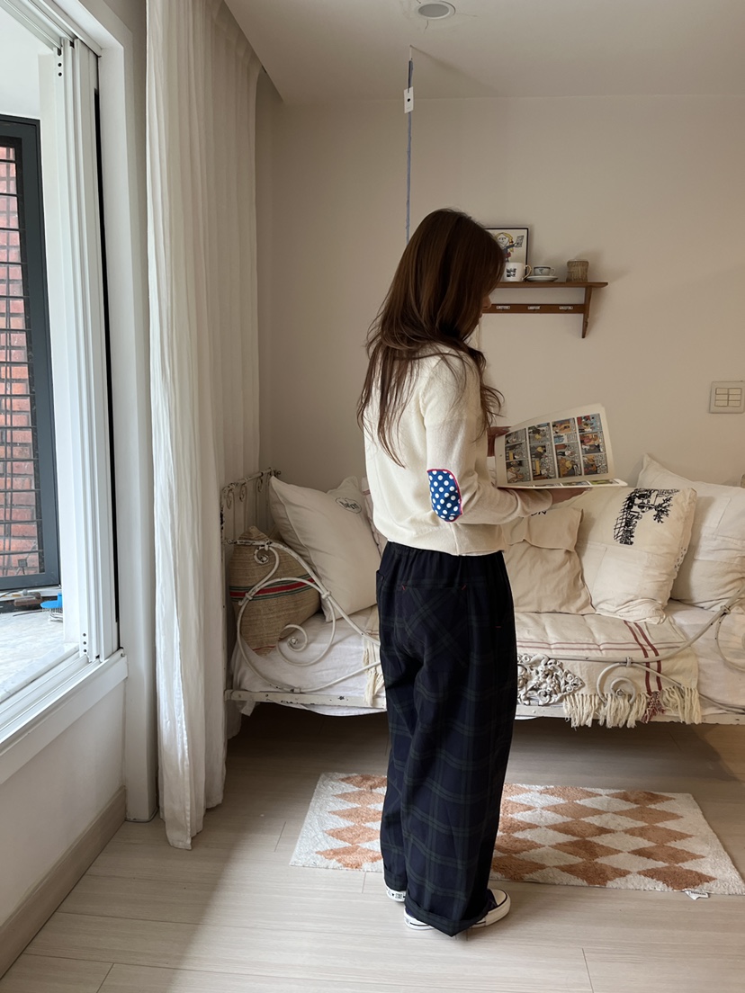 AT NOTE韓國代購㊣女裝新品熱賣休閑職業人氣時尚休閑褲格紋AT NOTE休閑褲
