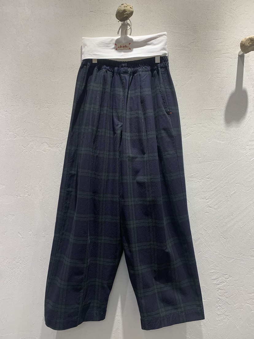 AT NOTE韓國代購㊣女裝新品熱賣休閑職業人氣時尚休閑褲格紋AT NOTE休閑褲圖色1