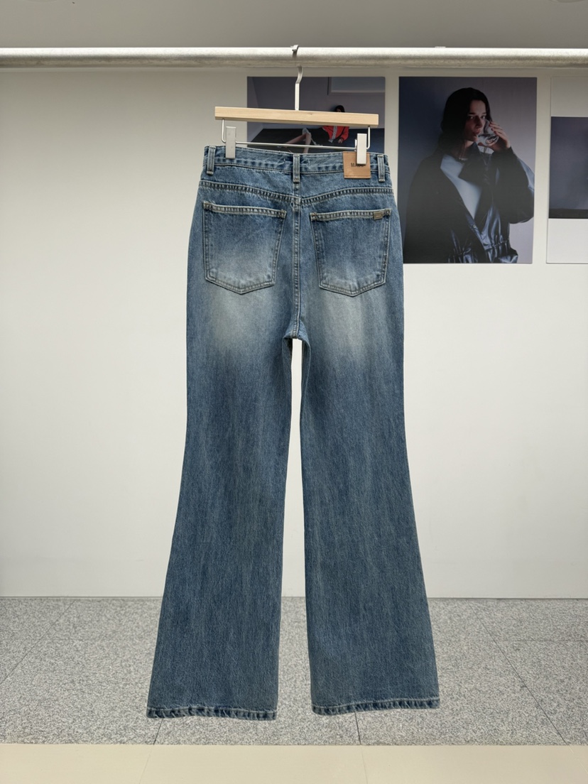 MADE-P東大門㊣實拍女裝新款休閑真品熱賣人氣時尚25秋冬牛仔褲MADE-P牛仔褲