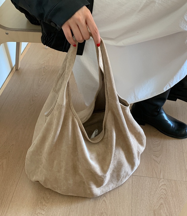 POSH BLUE東大門㊣代購女裝新品休閑25秋冬單肩斜跨包絨面革POSH BLUE單肩/斜跨包