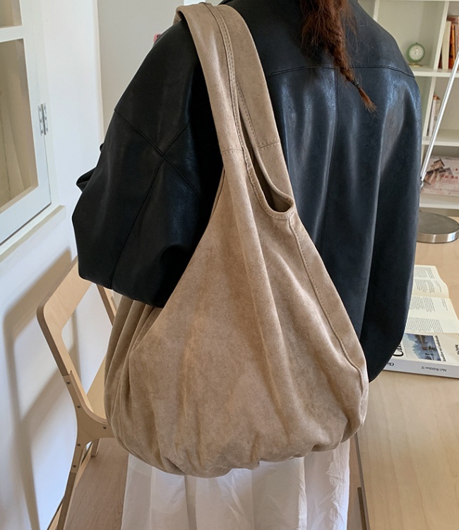 POSH BLUE東大門㊣代購女裝新品休閑25秋冬單肩斜跨包絨面革POSH BLUE單肩/斜跨包