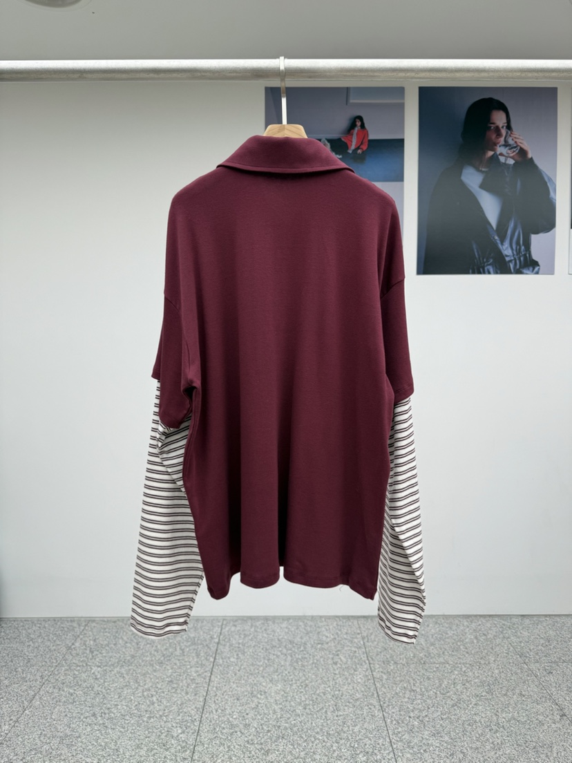 MADE-P東大門㊣代購女士新品推薦休閑時尚25秋冬職業長袖T恤MADE-P長袖T恤