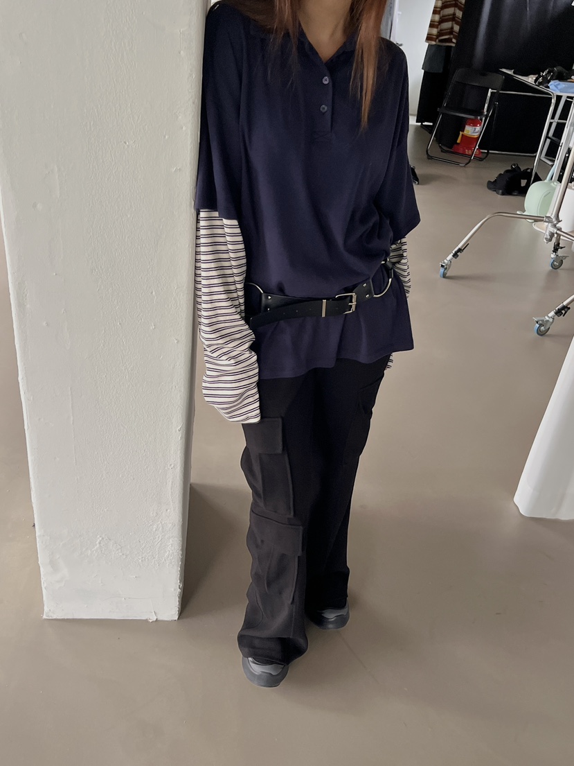 MADE-P東大門㊣代購女士新品推薦休閑時尚25秋冬職業長袖T恤MADE-P長袖T恤