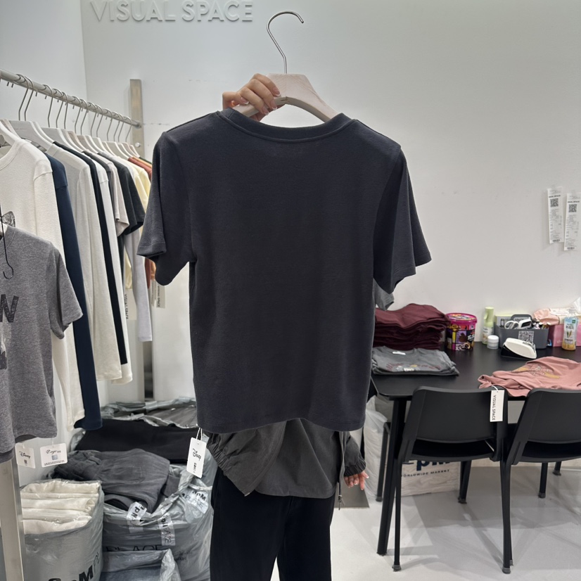 VISUAL SPACE東大門㊣直郵女士新品職業推薦時尚真品人氣T恤VISUAL SPACET恤