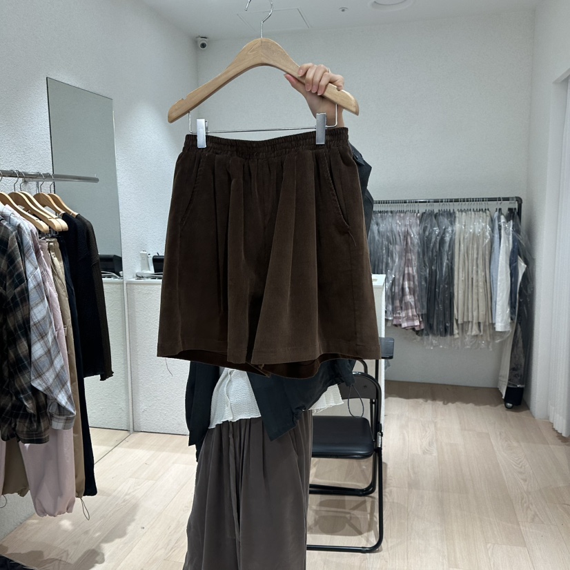 EPIC-S東大門㊣直郵女士新品25秋冬人氣休閑職業熱賣推薦短褲EPIC-S短褲圖色4棕色