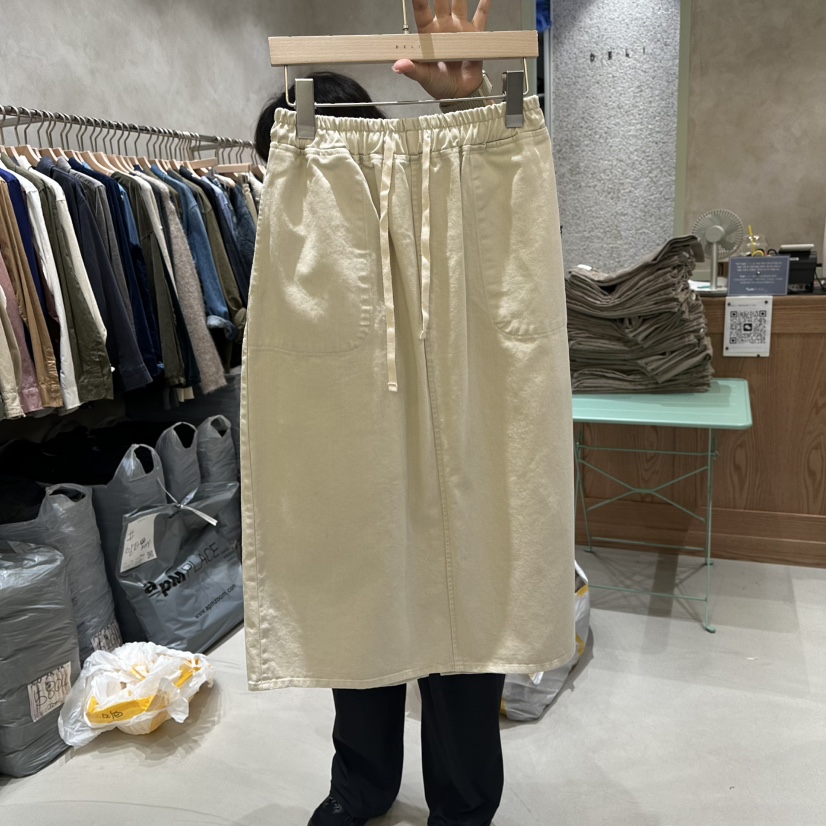 DELI JENNY韓國代購㊣女士新品人氣推薦職業時尚休閑真品長裙DELI JENNY長裙圖色1