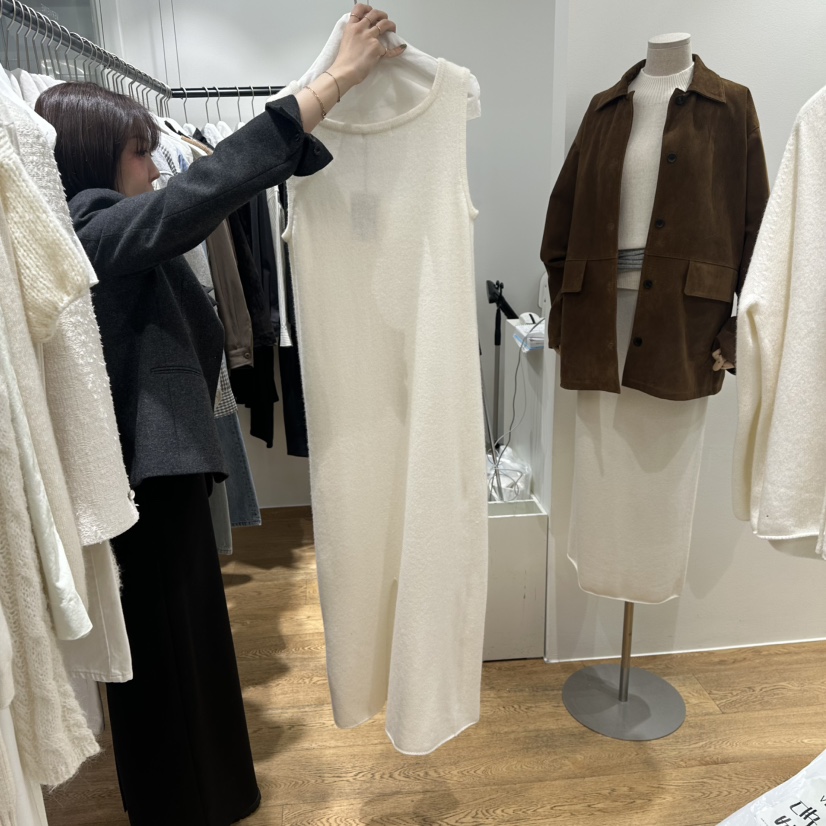 VERVEINE東大門㊣直郵女士新款25秋冬職業時尚熱賣休閑連衣裙VERVEINE連衣裙